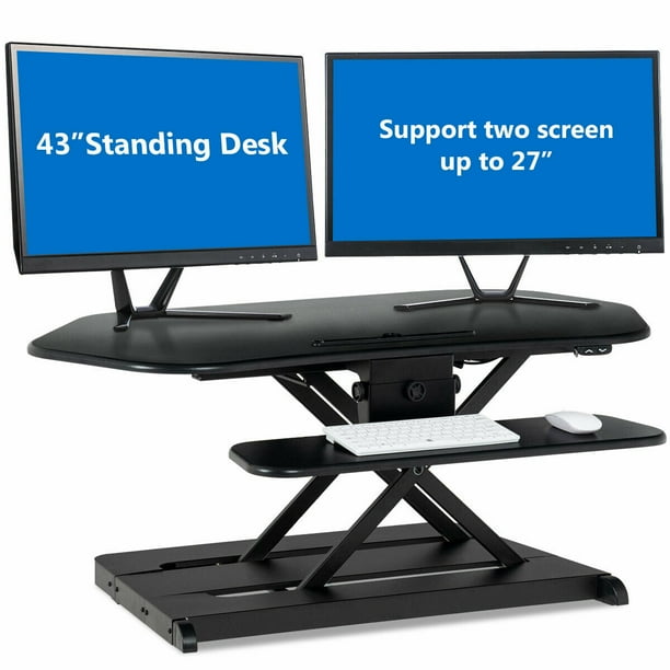 Costway Electric Standing Desk Height Adjustable Tabletop Sit To Stand