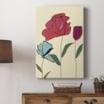 thumbnail image 5 of Colored Floral I Premium Gallery Wrapped Canvas - Ready to Hang, 5 of 9