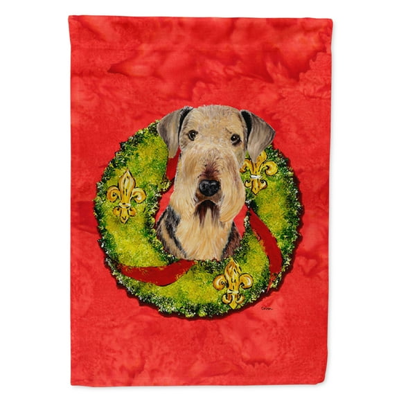 Carolines Treasures SC9103-FLAG-PARENT Airedale Flag multicolor