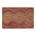 thumbnail image 2 of Pasargad Home Vintage 15" x 24" Lamb's Wool Turkish Accent Pillow Cover in Red, 2 of 2