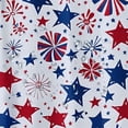 thumbnail image 5 of Shiartex American Flag Shower Curtain, 4th of July Shower Curtain, Independence Patriotic Day Shower Curtains for Bathroom, Blue Red Stars Waterproof Fabric Shower Curtain with Hooks White, 5 of 7