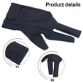 thumbnail image 7 of 1Pcs Billiards Gloves 3-Finger Pool Snooker Glove Breathable For Left Rght Hand, 7 of 7