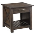 thumbnail image 2 of Lexicon Traine Wood End Table in Dark Brown, 2 of 5