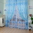 thumbnail image 3 of Rideau de Porte en tulle voile à Fleurs pour Enfants, 3 of 4