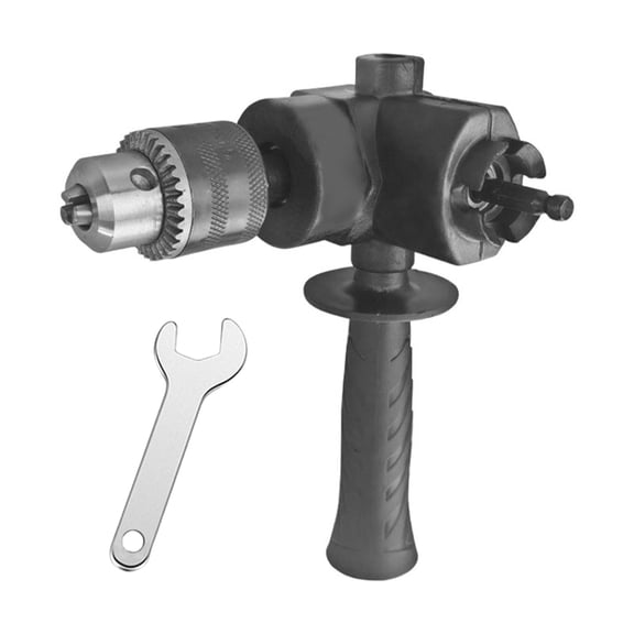 Right Angled Drill Attachment Adapter for Tight Space Drilling and Fastening