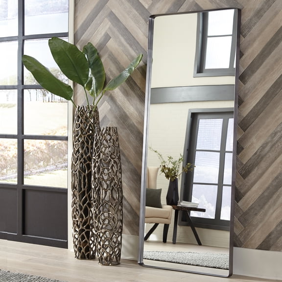 Tyler Dillon Oversized Steele 30" by 72" Rectangular Full Length Leaner Mirror