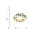 thumbnail image 2 of 10K & Rhodium Mom Ring, 2 of 2