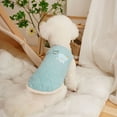 thumbnail image 3 of Adorable Dog Winter Coat with Traction Rope, 2-leg Button Closing Comfortable Thickened Pet Cotton Clothes for Small Dogs Puppy, 3 of 7
