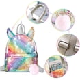 thumbnail image 2 of Mochila para niños JAMW mochila de unicornio lentejuelas viaje Sencillez, 2 of 5
