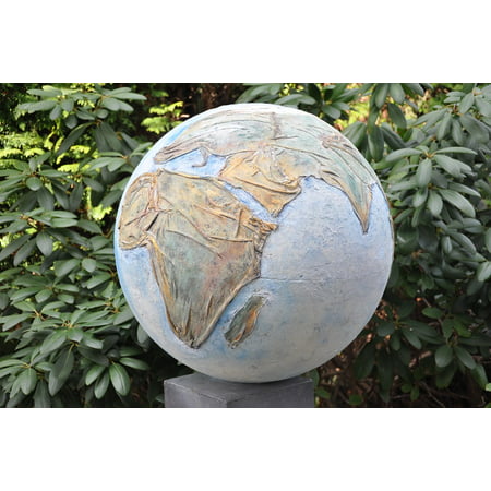 LAMINATED POSTER World Ball Globe Sculpture Poster Print 24 x (Best Sculptures In The World)
