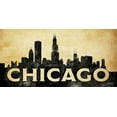 thumbnail image 2 of Ball, Susan 32x18 White Modern Wood Framed Museum Art Print Titled - Chicago Skyline, 2 of 4