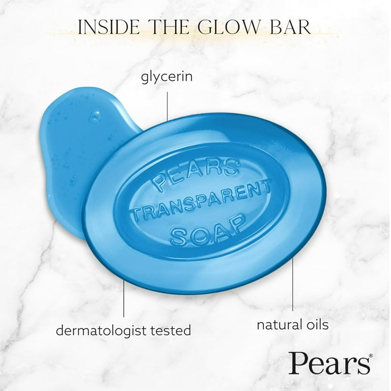 Pears Glycerin Mint Extracts Bar Soap oz 125g Pack of 12