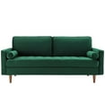 thumbnail image 6 of Valour Performance Velvet Sofa in Green, 6 of 10
