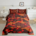 thumbnail image 2 of Erosebridal Red Camouflage Comforter Sets Queen Size, Militarily Camo Comforters & Duvets, Cartoon Army Reversible Duvet Insert, Ultra Soft Bedroom Decor, 3 Pieces, 2 of 8