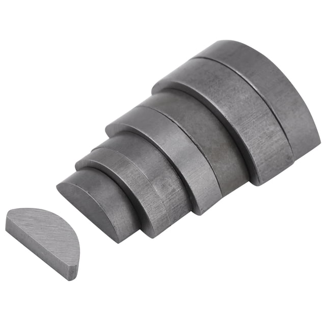 Metal 80pcs Woodruff Key Exquisite Craft Woodruff Key Assortment For Mechanical Mechanical Tool Industry