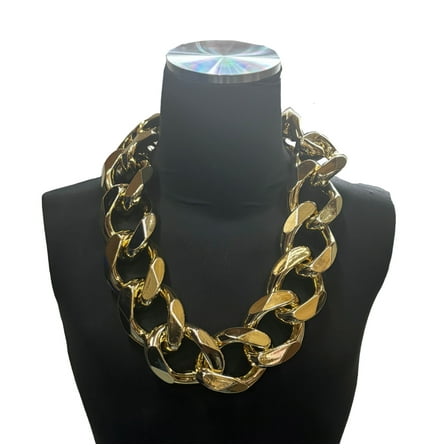 Super Massive 36' Gold Bling Chain Costume Accessory