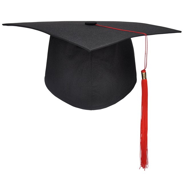 Sombrero de ceremonia para adultos Sombrero de maestro para ceremonia de graduación de 18 años Sombrero de doctor Sombrero de copa para adultos de 18 años