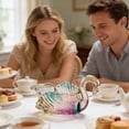thumbnail image 5 of Crystal Swan Decorative Bowl, Festive Table Centerpiece for Candy and Fruit, Elegant Gift for Housewarming and Holiday Dining Table Decorations, 5 of 6