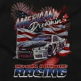 thumbnail image 2 of American Dreamin Patriotic Racecar Men's Crewneck Sweatshirt Brisco Brands S, 2 of 6