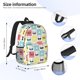 thumbnail image 5 of Easygdp Cute French Bulldog Mochila Ligera de 15 Pulgadas para Estudiantes, Mochila Cómoda para la Escuela y Viajes, Correas Ajustables, 5 of 6