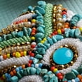 thumbnail image 4 of Mini Beaded Clutch Purses for Women Formal, Wedding Guest Pearl Evening Clutch Bag, Vintage Hardcase Handbag, 4 of 8