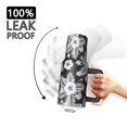 thumbnail image 3 of 40oz Pioneer Flower Floral Print Pattern Insulated Tumbler with Handle, BPA-Free Leak Proof Lid and Straws, Double Wall Vacuum, Hot 12h/Cold 34h, 3 of 6