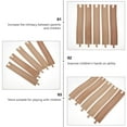 thumbnail image 4 of 2 piezas de accesorios prácticos de madera para ampliar las vías del tren para niños, 4 of 7
