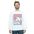thumbnail image 2 of Looney Tunes Mens Bugs Bunny Adore Sweatshirt, 2 of 3