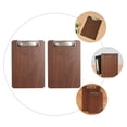 thumbnail image 4 of 2PCS Wooden Menu Board Clip Kitchen Restaurant Menu Holder Menu Clipboard, 4 of 5