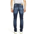 thumbnail image 3 of Buffalo David Bitton Mens Slim Ash Jeans 32W x 30L Light Medium Indigo, 3 of 4