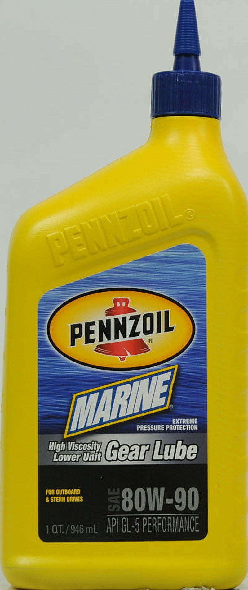 Pennzoil Lower Unit SAE 90 High Viscosity Gear Oil, 1 qt
