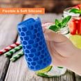 thumbnail image 3 of Moldes para hacer cubitos de hielo, minibandejas pequeñas de silicona de grado alimenticio para Bar, cócteles de whisky, 3 of 8
