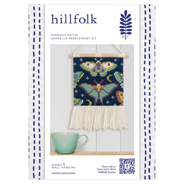 Hillfolk Bargello Moth Kit-Includes 6