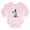 Petal Pink, variant on - Sack Hat Westie Long Sleeve Infant Bodysuit - Long Sleeve Cotton Baby Bodysuit