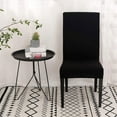 thumbnail image 6 of Dining Room Chair Covers Slipcovers Spandex Fit Stretch Removable Washable Kitchen Chair Covers Protector 1pc 5PCS, 6 of 9