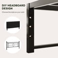 thumbnail image 6 of Einfach 14" Queen Bed Frame, Metal Platform Bed with Ample Under-Bed Storage Space, Upgraded Frame Structure, 3500 LBS Capacity, Black, 6 of 10