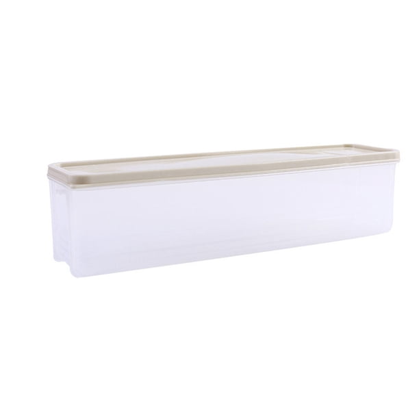 Billuyoard Contenedores sellados Caja de almacenamiento multifuncional de gran capacidad Herramienta de conservación Fideos Espaguetis Cocina Organizadores de utensilios de cocina Caqui Billuyoard HA076810-03