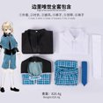thumbnail image 3 of Anime Shugo Chara Yuiki Yaya Ace Hotori Tadase Silla del rey Souma Kuukai Disfraz de Cosplay Uniforme escolar rojo y azul Traje de Halloween, 3 of 5