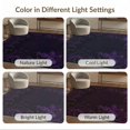 thumbnail image 7 of ODIKA 8'x10' Washable Area Rug Dark Purple Gothic Elegance Design Enchanted Graveyard and Haunted Castle for Living Room, Under Sectional, Family , Durable, Non-Slip, 7 of 7