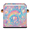 Multicolor 2, variant on CURLYOOT Valentines Pink Heart Cube Storage Bin, 11 Inch Storage Cube Fabric Bin for Shelves, Rose Foldable Clothes Organizer Baskets with Leather Handle for Closet Home