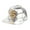 Silver, variant on Grofry Baseball Cap Hip Hop Crocodile Skin Texture Decor Adjustable Buckle Cash Sign Sun Anti UV Glossy Punk Street Dance Outdoor Peaked Cap