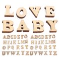 thumbnail image 1 of BESTYASH 300pcs Alphabet Wood Tiles Beige Color For Craft Projects And Scrapbooking, 1 of 8