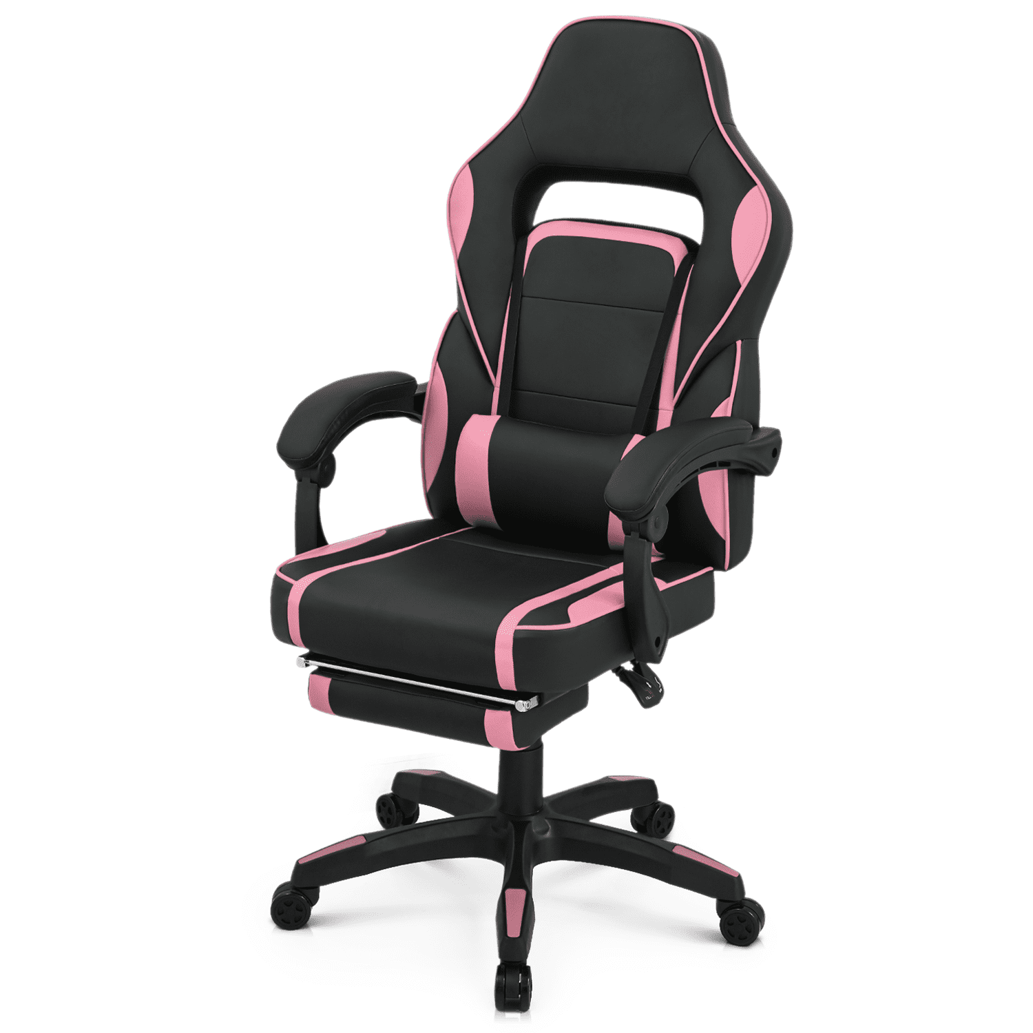 Magshion Adjustable Racing Gaming Chair, Video Game Desk Chairs with Headrest & Footrest and