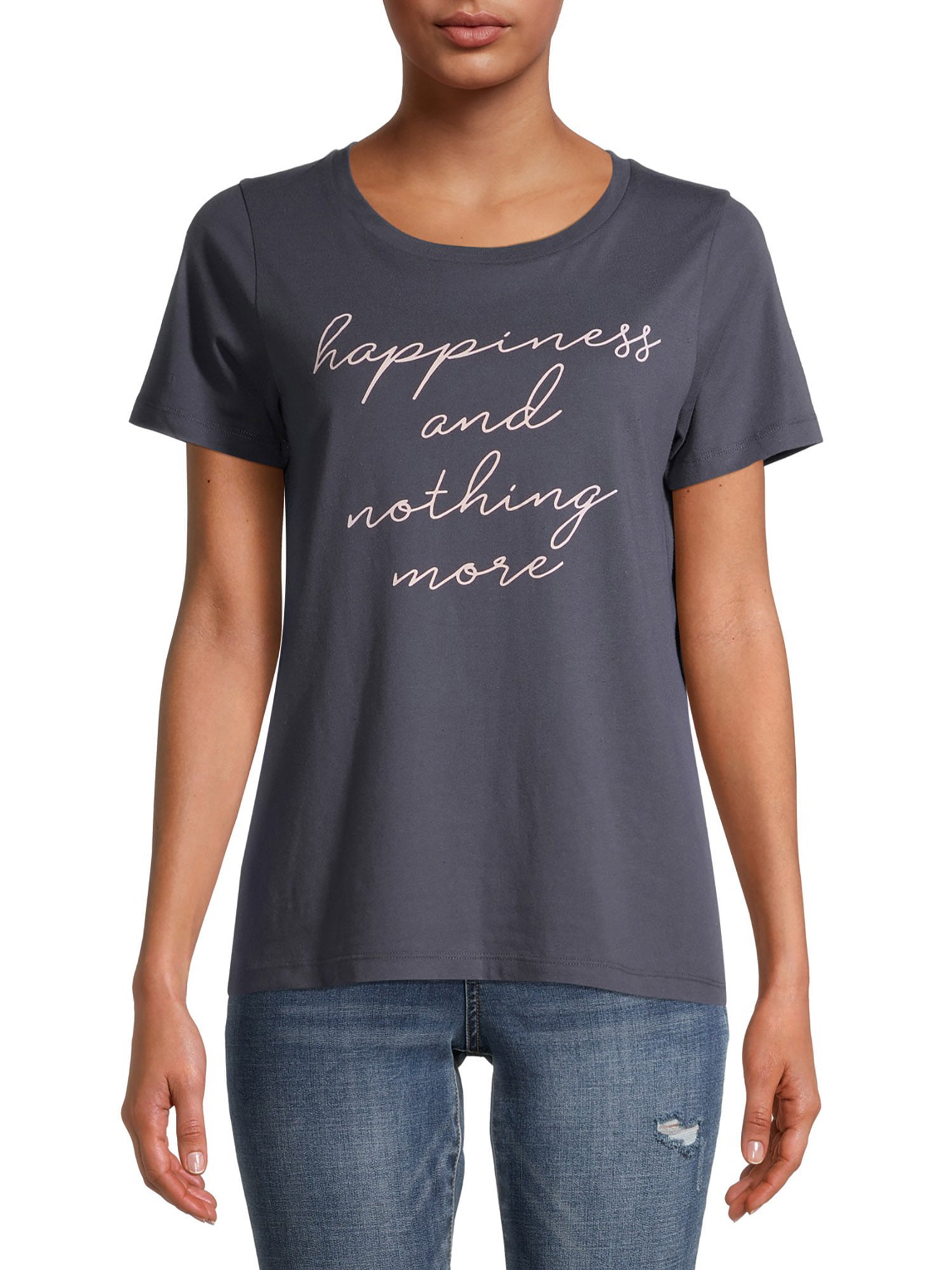 Gray by Grayson Social Women's Happiness and Nothing More Short Sleeve ...