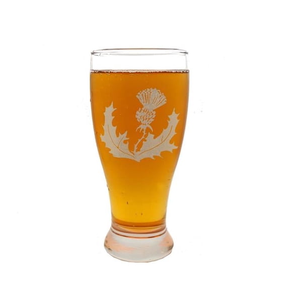 Lyoncraft PITH01 19 oz Scottish Thistle Engraved Pint Glass