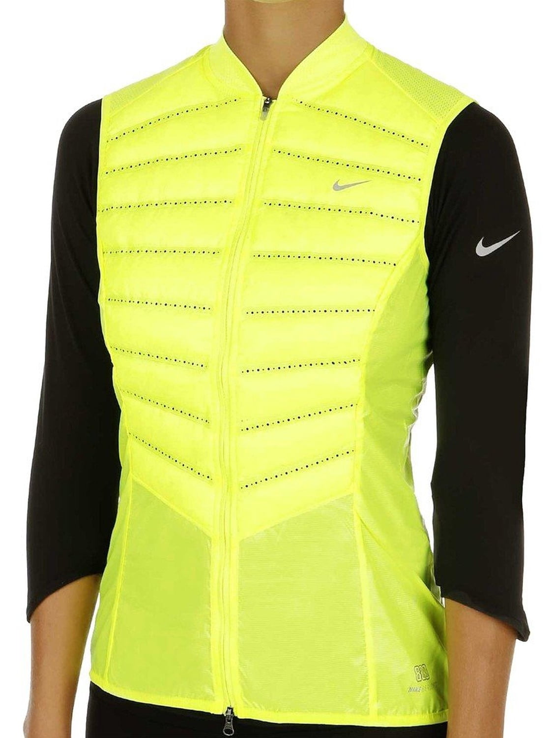 Nike - Women's Aeroloft 800 Packable Running Vest-Volt - Walmart.com - Walmart.com