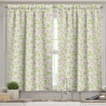 thumbnail image 2 of Ambesonne Shabby Flora Valance & Curtain, Spring Yard Pastel, 55"x36", Pale Pink Pale Green, 2 of 6
