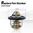 thumbnail image 3 of Termostato de agua KPALAG 82 ℃ para Suzuki GSX-R600 GSX-R750 GSX-S750, 3 of 8