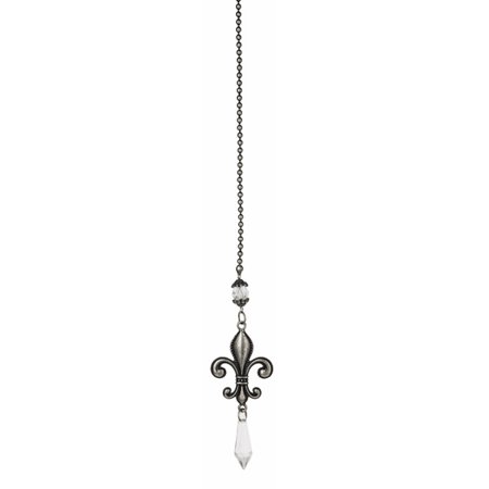 Silver Colored Fleur De Lis Ceiling Fan Pull By Ganz Walmart Com
