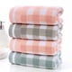 thumbnail image 2 of Nvzi Toalla de cara a cuadros de 32 hebras, 2 piezas, toalla de mano de algodón suave para el hogar,altamente absorbente para ducha, piscina, toalla de mano de 13,78 x 29,53 pulgadas (verde), 2 of 5